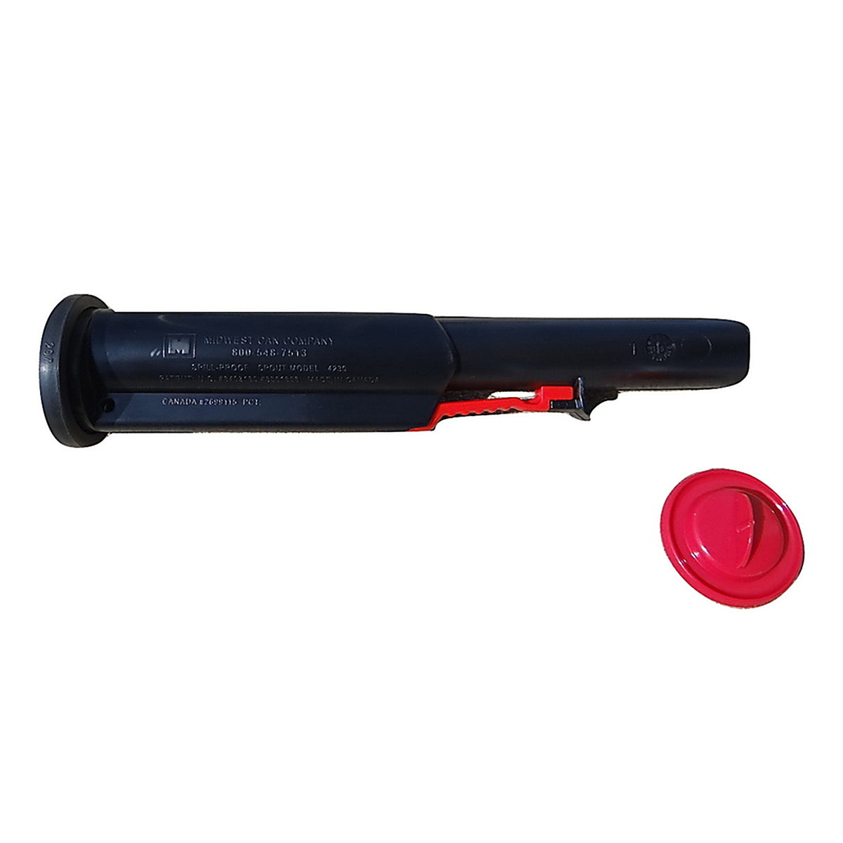Midwest Can 4240 11 in. L Plastic Replacement Fuel Can Spout