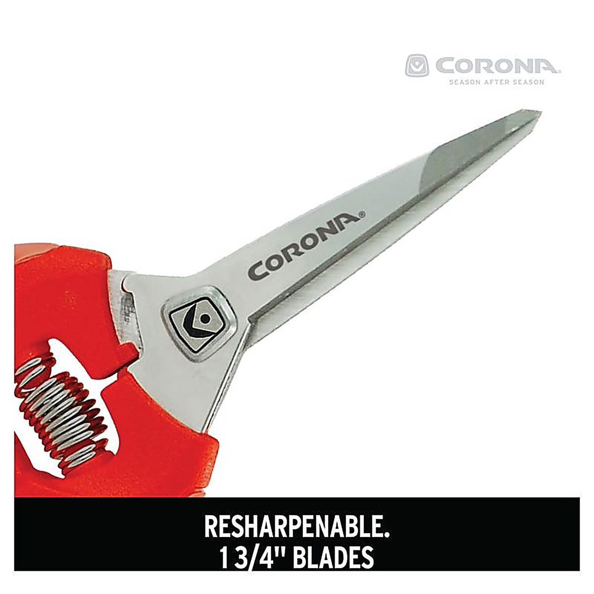 Corona FS 3214D ComfortGEL 5 in. Steel Precision Tip Leaf/Stem Micro Snip
