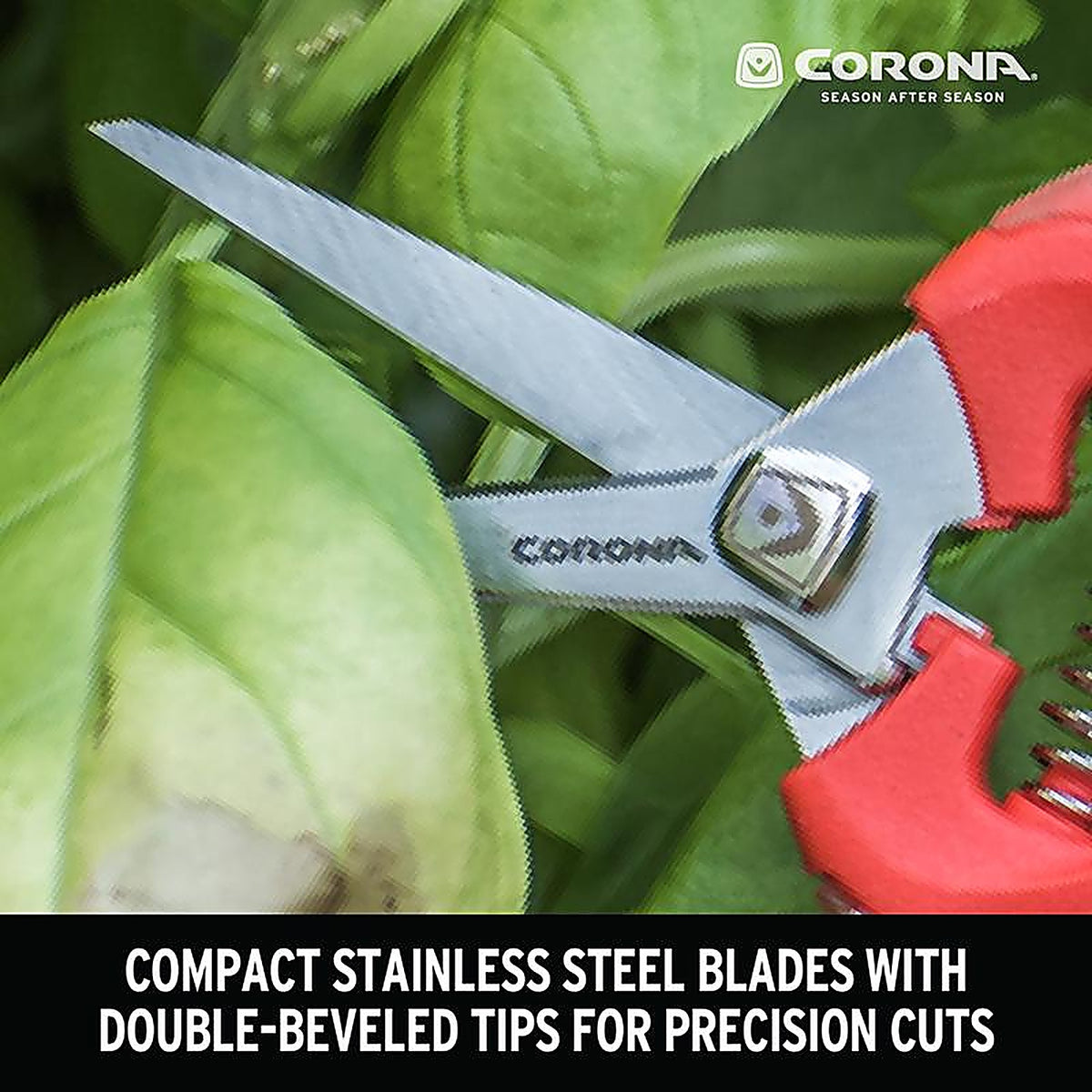 Corona FS 3214D ComfortGEL 5 in. Steel Precision Tip Leaf/Stem Micro Snip