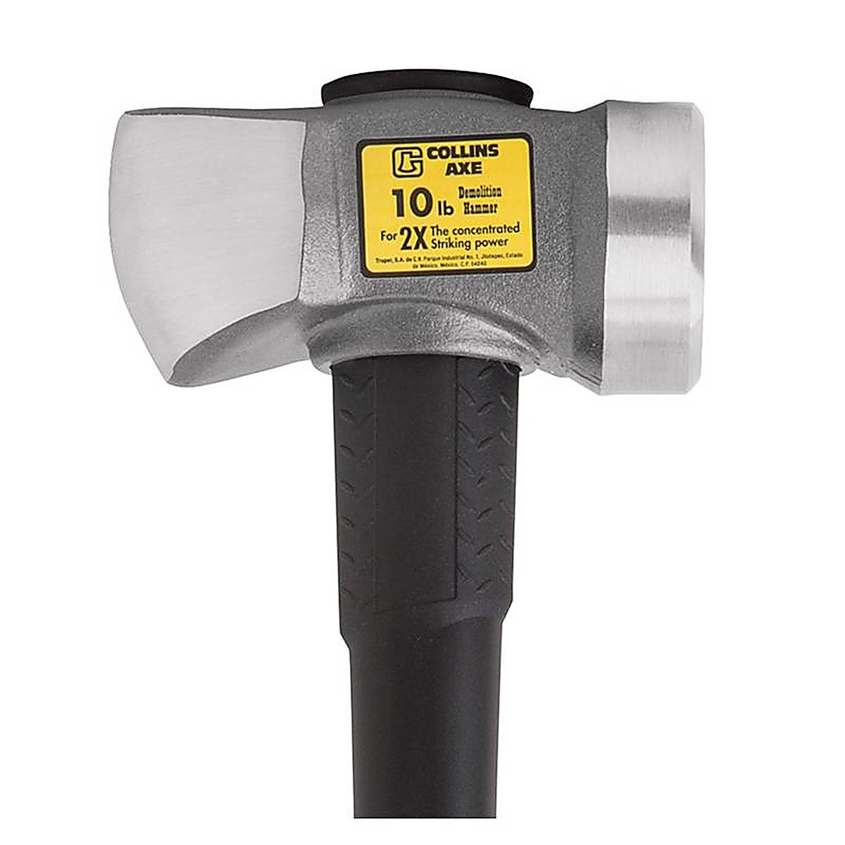 Collins MD-10DF-C 10 lb. Steel Sledge Hammer 35 in. Fiberglass Handle