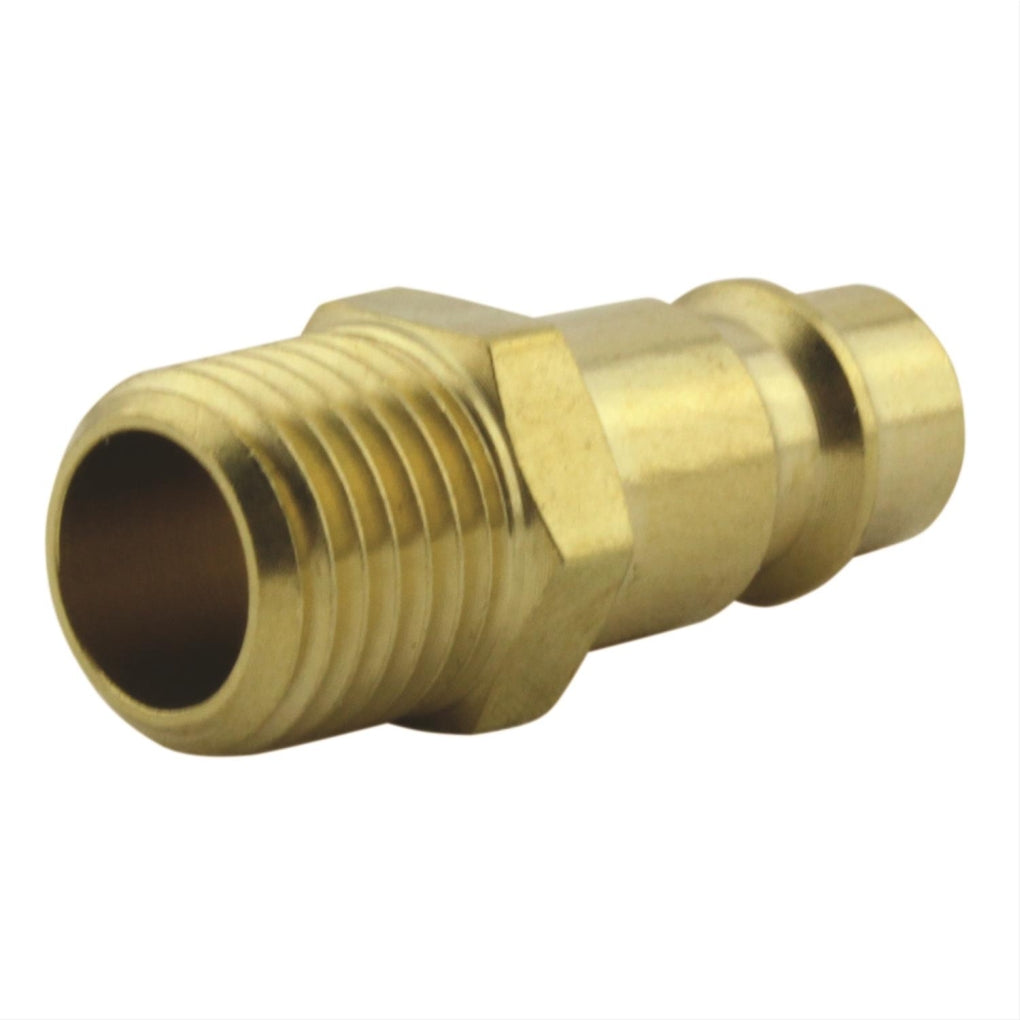 Milton 760 HI-Flo V-Style 1/4" MNPT Brass Plug