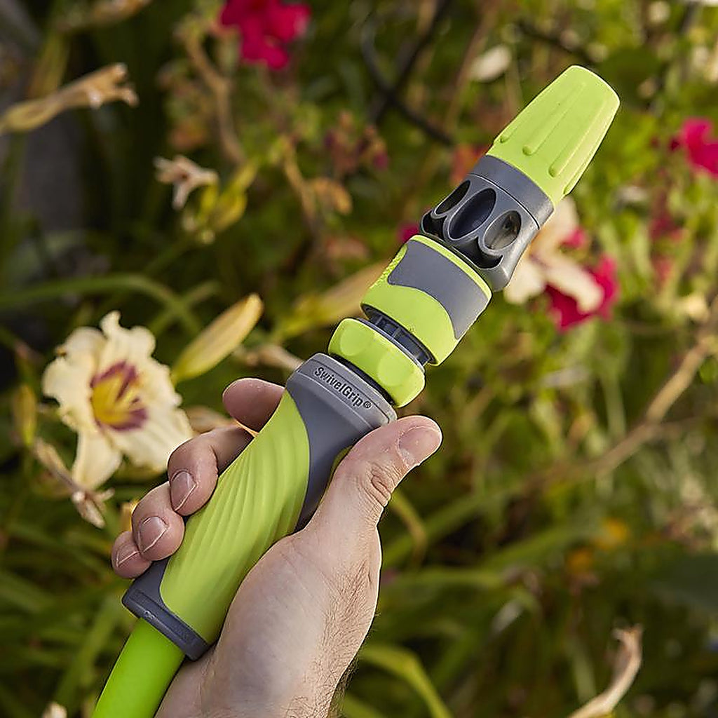 Legacy HFZG510YWS Flexzilla SwivelGrip 5/8 in. Dia. x 10 ft. L Zilla Green Hybrid Polymer Garden Hose