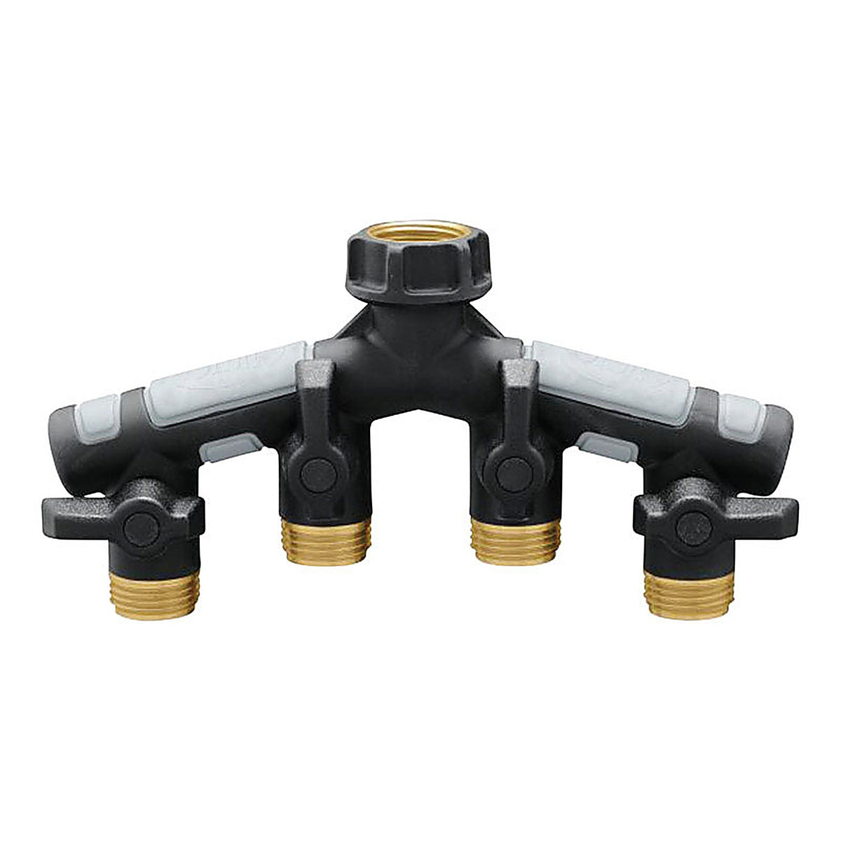 Orbit 58970 Pro Flo 3/4 in. Metal Threaded Female/Male Garden Hose Manifold