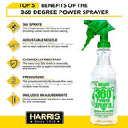 Harris 360-32S 360 Power 32 oz. Mister/Sprayer Spray Bottle