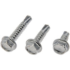 Dorman 784-160 Self-Drilling Screw-Stainless Steel-Hex Hd.- #10 x 1/2", 3/4?, 1?