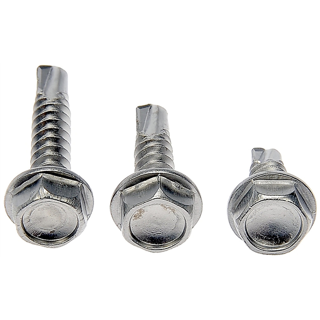 Dorman 784-160 Self-Drilling Screw-Stainless Steel-Hex Hd.- #10 x 1/2", 3/4?, 1?