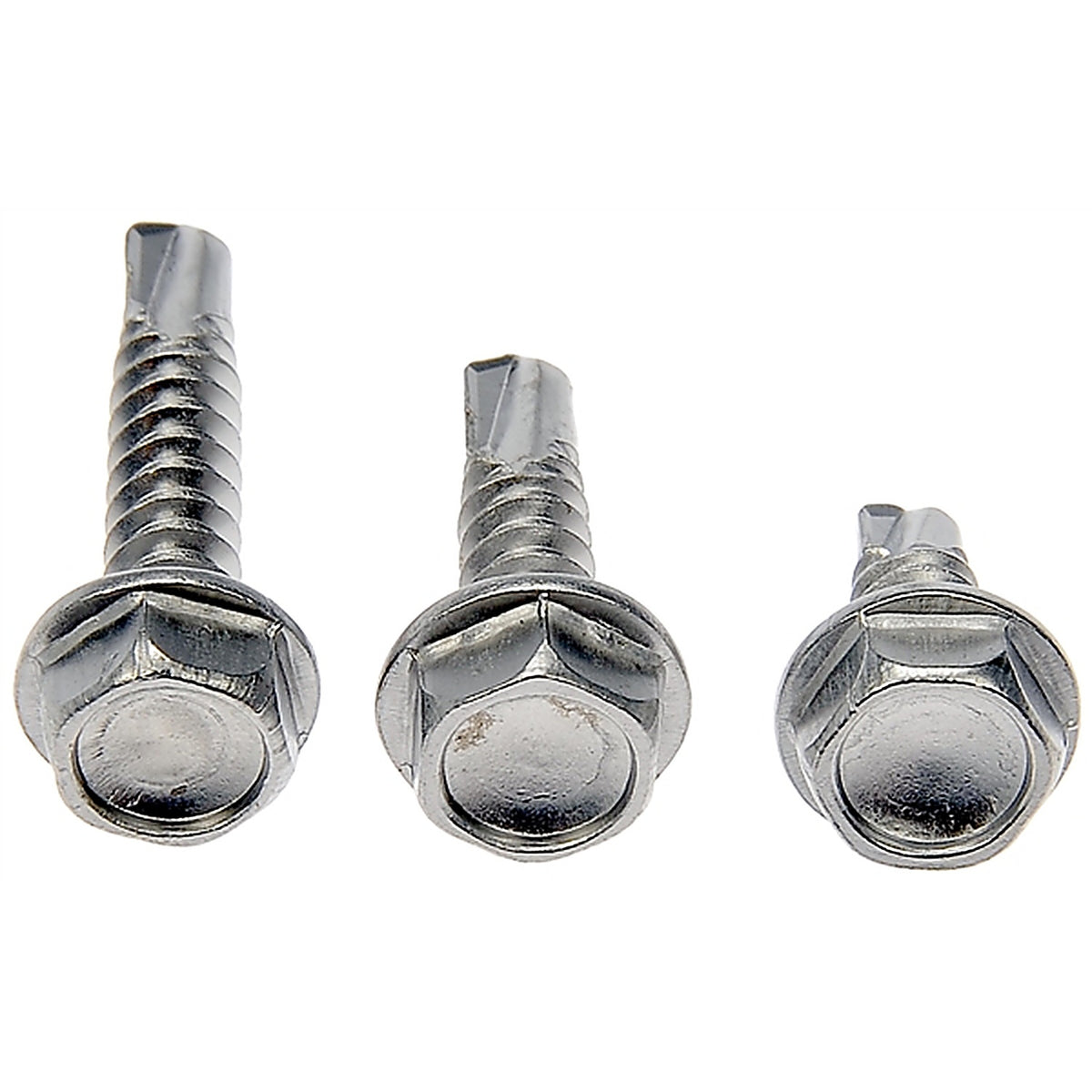 Dorman 784-160 Self-Drilling Screw-Stainless Steel-Hex Hd.- #10 x 1/2", 3/4?, 1?