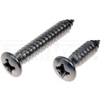 Dorman 784-180D Self Tapping Screws Stainless Steel Oval Head No.14 X 1 In., 1-1/2 In.