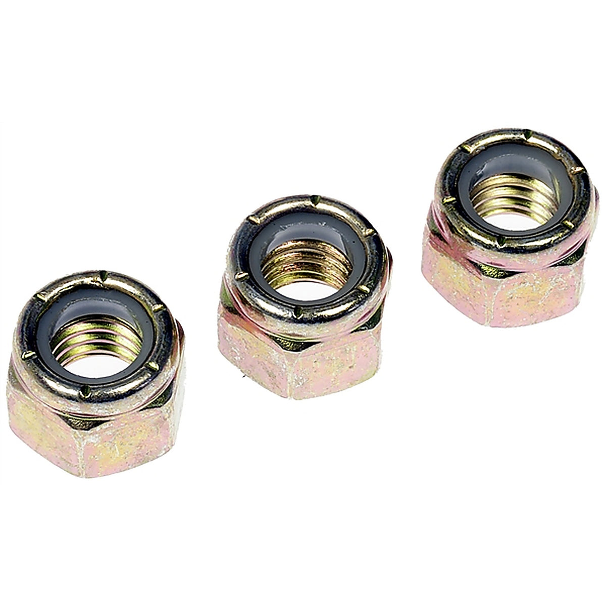 Dorman 784-758 Hex Lock Nuts With Nylon Ring-Grade 2-Thread Size3/8-16 In.,Height29/64 In.