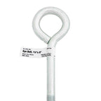Hampton 02-3456-268 1/2 in. x 8 in. L Zinc-Plated Steel Eyebolt Nut Included