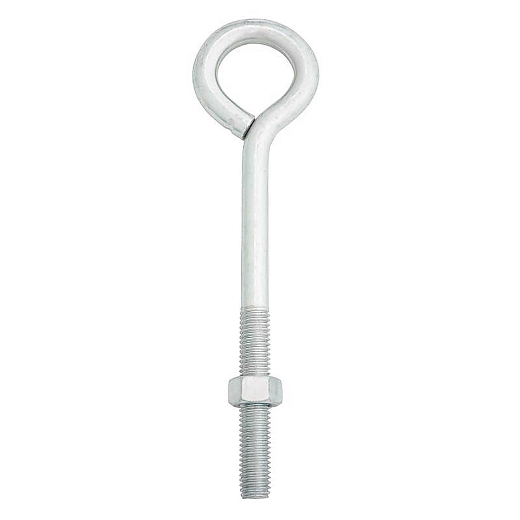 Hampton 02-3456-268 1/2 in. x 8 in. L Zinc-Plated Steel Eyebolt Nut Included