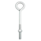 Hampton 02-3456-268 1/2 in. x 8 in. L Zinc-Plated Steel Eyebolt Nut Included