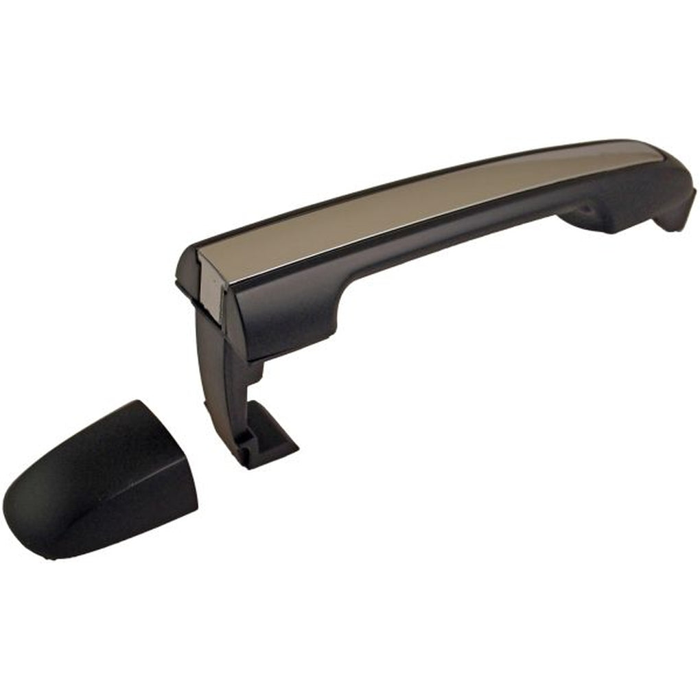 Dorman 79823 Exterior Door Handle Front Right Without Keyhole Primed Black With Chrome Insert