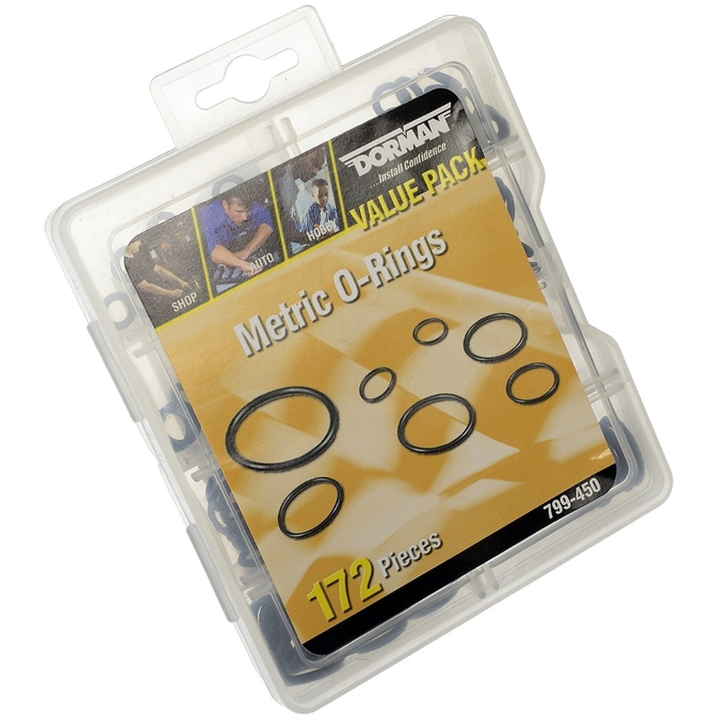 Dorman 799-450 Metric O-Rings Value Pack- 8 Sku's- 172 Pieces