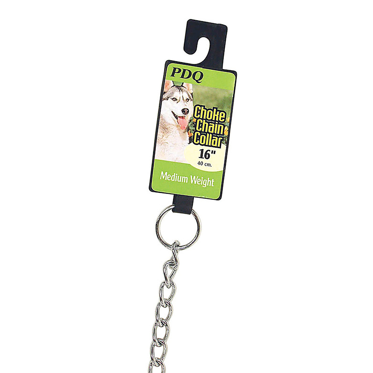 Boss Pet 12916 Silver Steel Dog Choke Chain Collar Medium