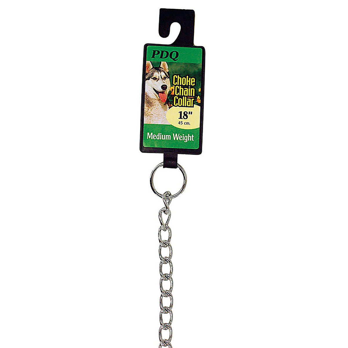 Boss Pet 12918 Silver Steel Dog Choke Chain Collar Medium/Large