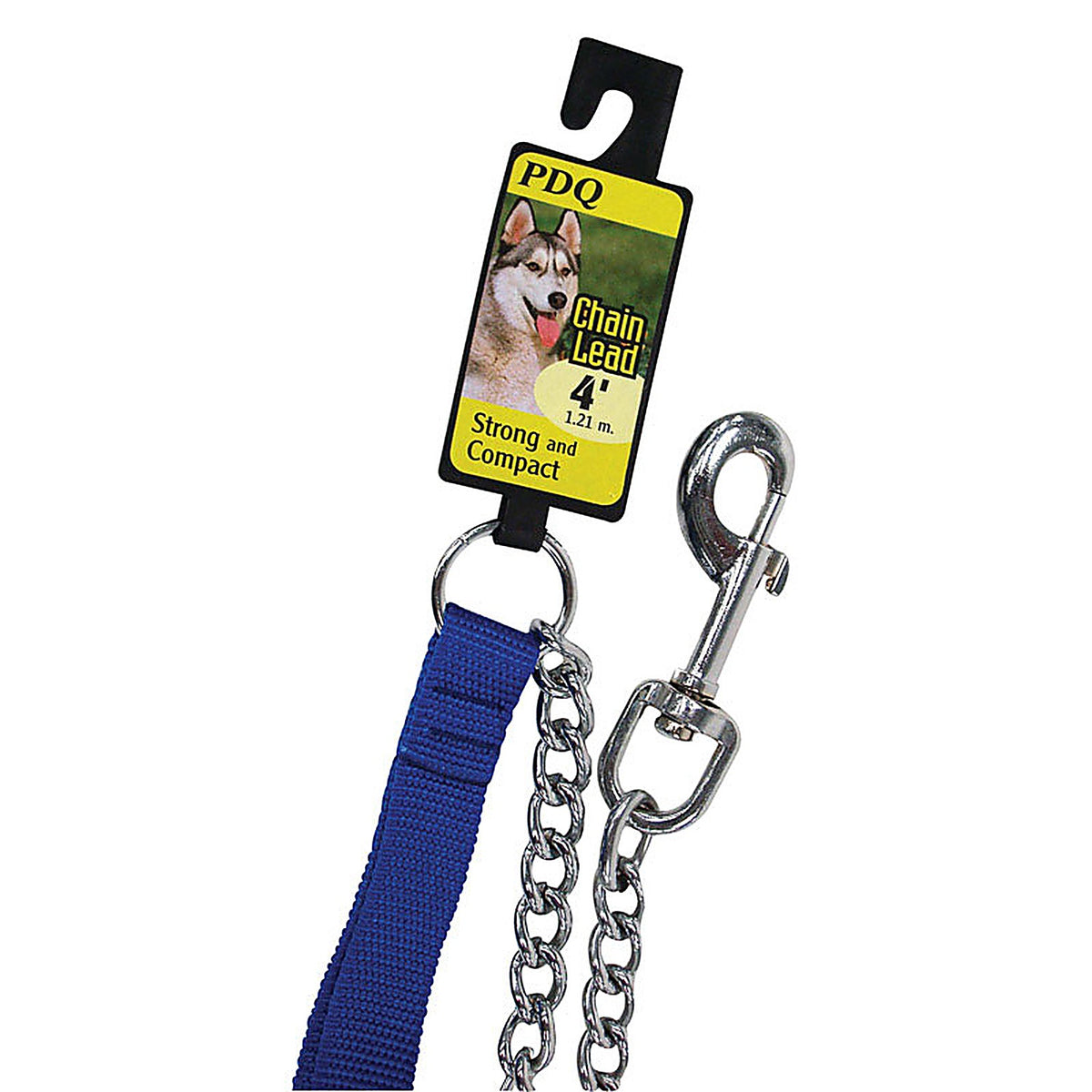 Boss Pet 12540 PDQ Silver Chain Lead Steel Dog Leash Small/Medium