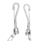 Boss Pet 27210 PDQ Silver Swivel Steel Dog Tie Out Chain Small/Medium
