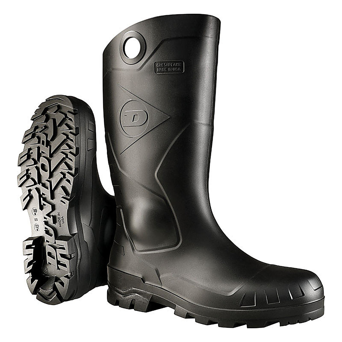 Onguard 867751100 Dunlop Male Waterproof Boots Size 11 Black