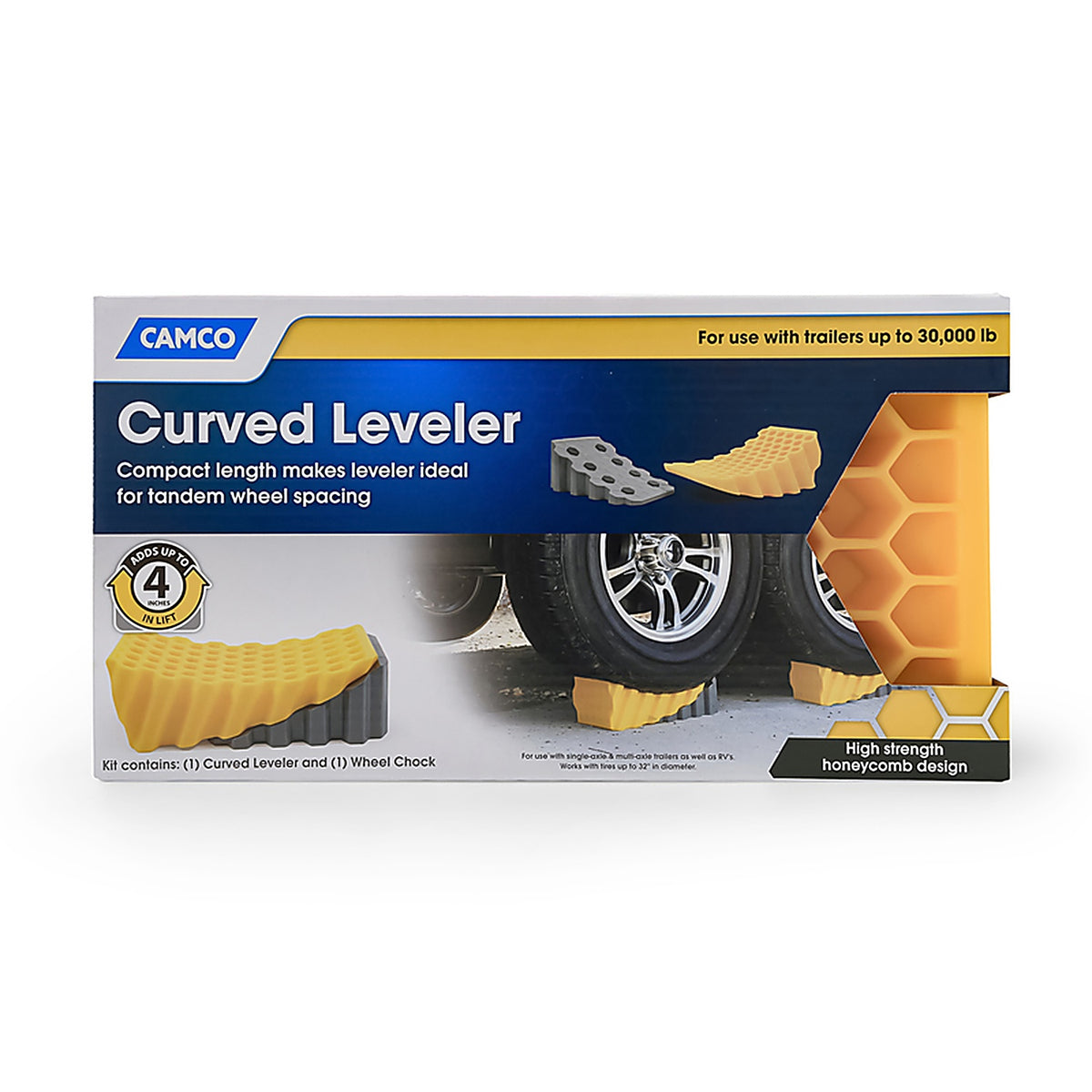 Camco 44423 Curved Leveler 1/Pack