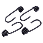 Keeper 6453 Black Bungee Cord Hooks 1/4 to 5/16 in. 4/Pack