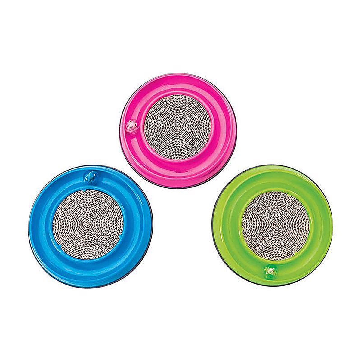 Spot 52020 Rockin' Plastic Assorted Cat Scratcher 1/Pack
