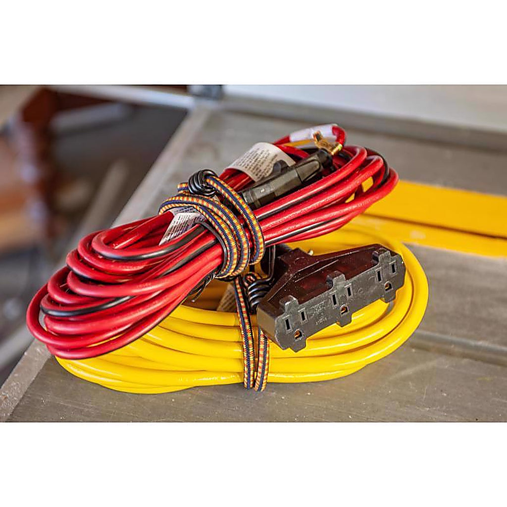 Keeper 6303 Yellow Bungee Cord 24 in. L x 0.315 in. 3/Pack