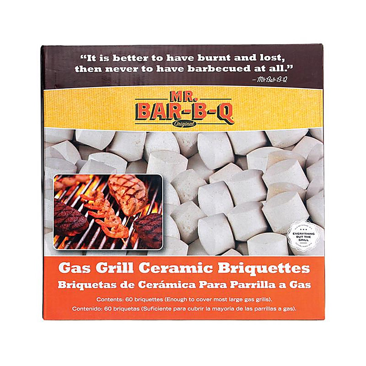 Mr. Bar-B-Q 06000Y Ceramic Briquettes 60/pc.