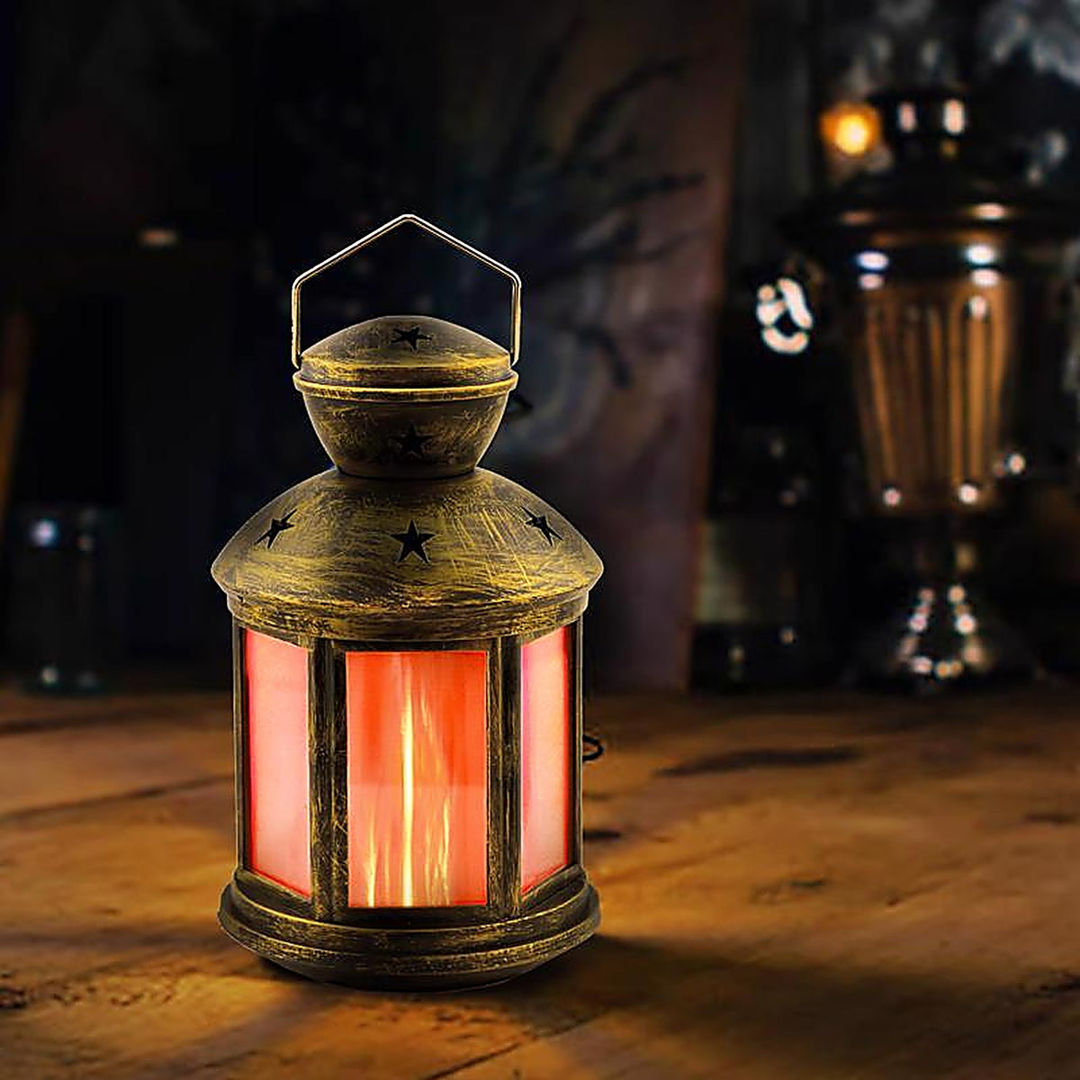 Shawshank LEDz 702754 LED Plastic Flameless Lantern Assorted