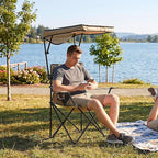 Quik Shade 167582PK4 Basic Adjustable Taupe Canopy Chair