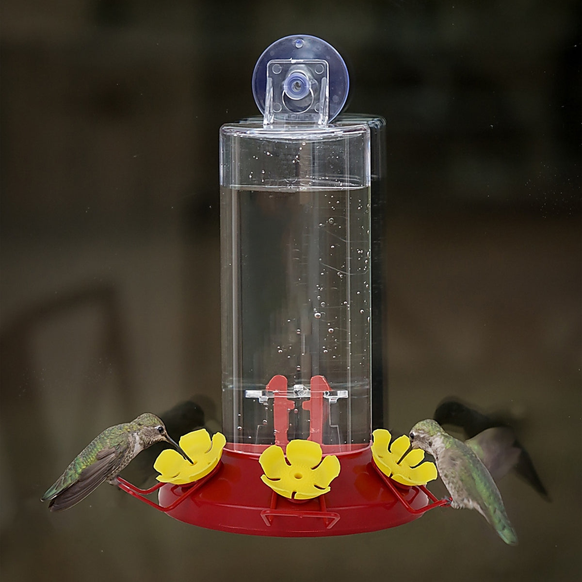 Perky-Pet 217 Hummingbird 8 oz. Plastic Nectar Feeder 3 ports