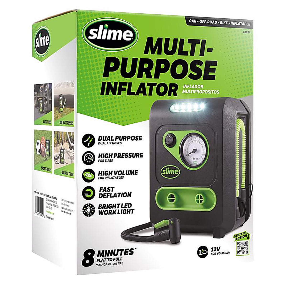 Slime 40034 12 volt 100 psi Inflator/Compressor
