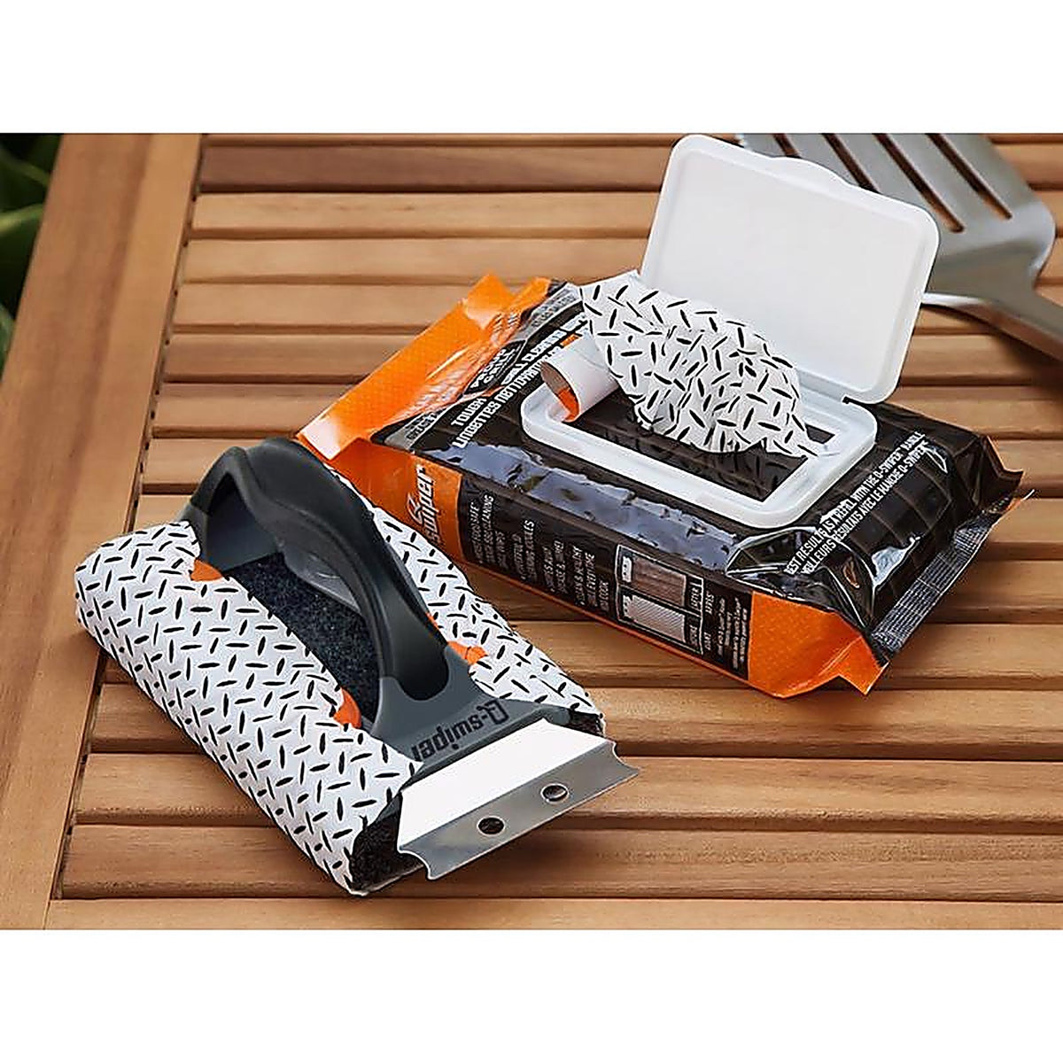 Proud Grill 1251C Q-Swiper Black/White Bristle-Free Grate Cleaner