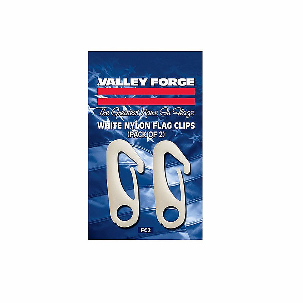 Valley Forge FC2 0.5 in. L Nylon Flag Pole Snap Clips