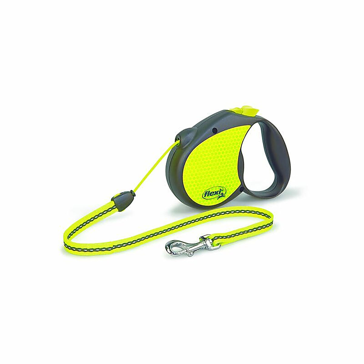 Flexi PN2.266.S NEO15 Neon Yellow Retractable Plastic Dog Leash Medium