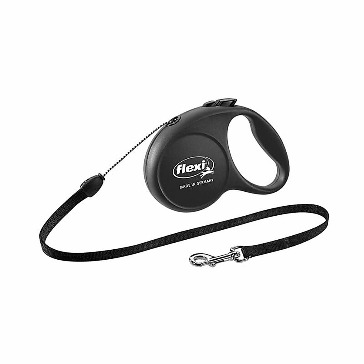Flexi FU10C5.266.S Black Retractable Nylon Dog Leash Small