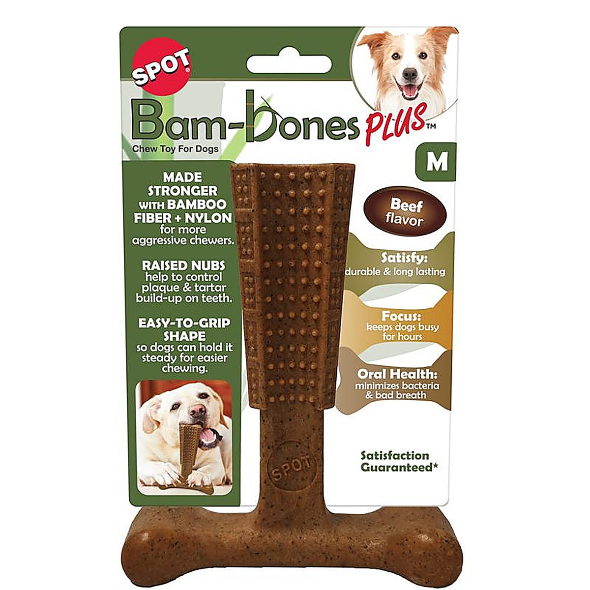 Ethical Pet 54491 Spot Bam-bones Plus Beef Dogs Chews 1/Pack 0.3 lb.