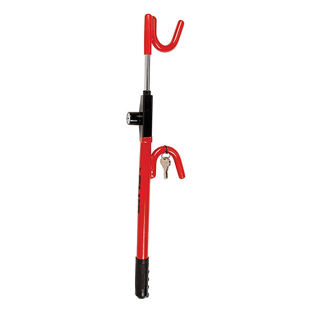 The Club 1000 Red Steering Wheel Lock 1/Pack Fit Most Vehicles