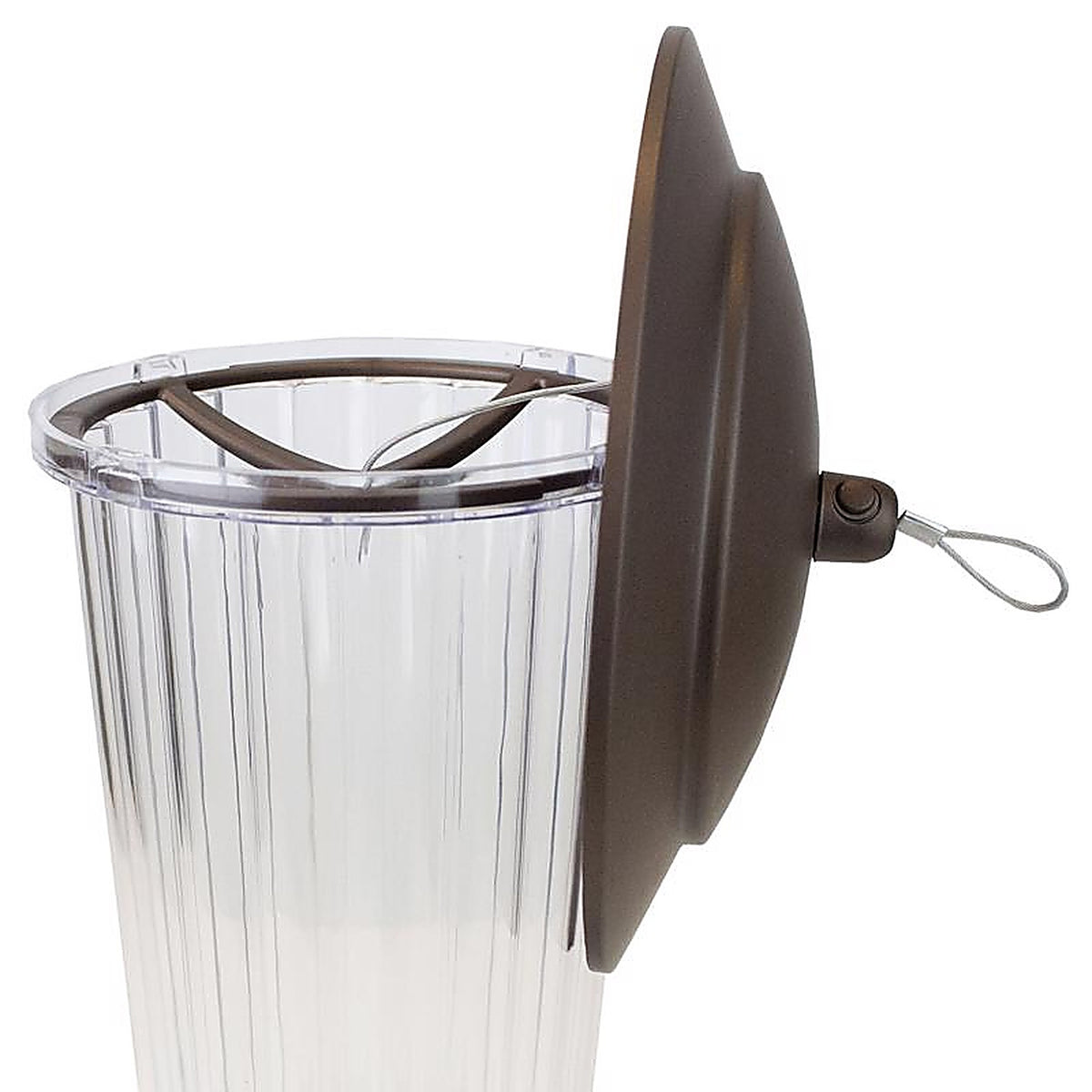 Perky-Pet 334 Squirrel-Be-Gone Wild Bird 4 lb. Plastic Max Bird Feeder 4 ports