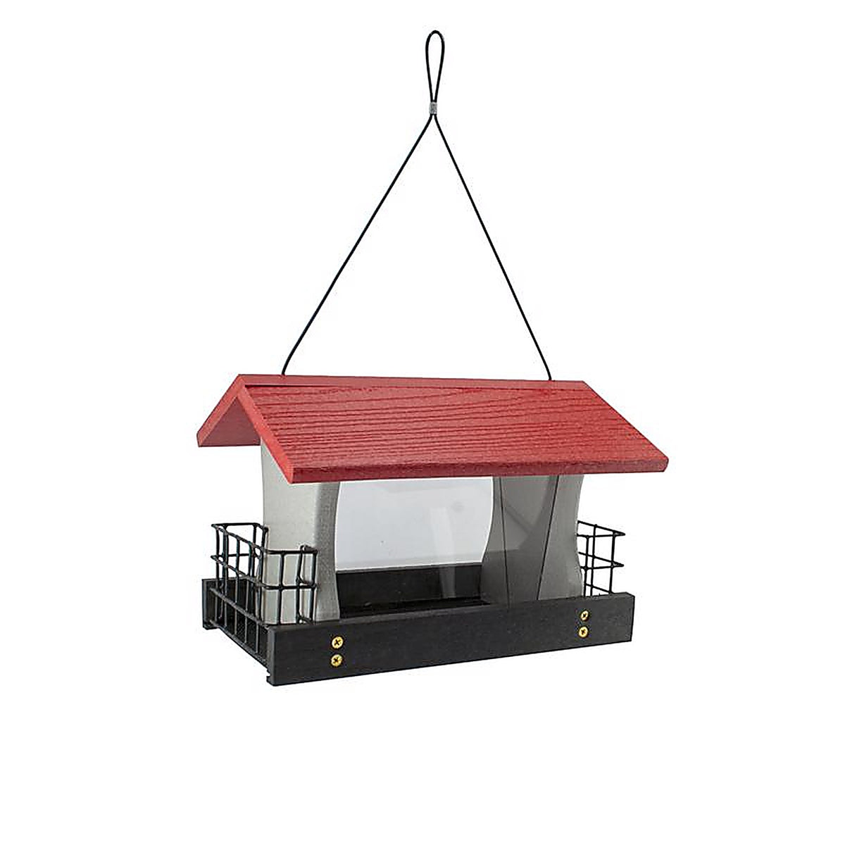 Woodlink 24465 Going Green Wild Bird 4 lb. Plastic Ranch Seed and Suet Bird Feeder