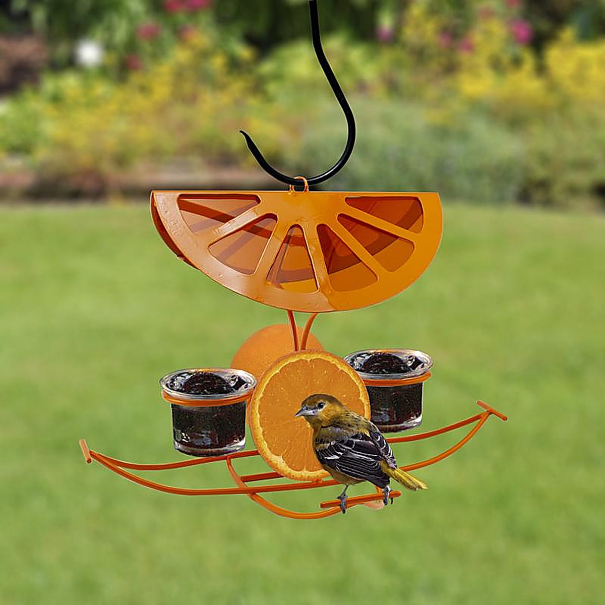Woodlink 25019 Oriole Metal Fruit and Nut Feeder 4 ports