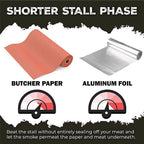 Peachy's BG-BP-R-24-P BBQ Butcher Paper Roll 175 ft. L x 24 in. W