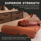 Peachy's BG-BP-R-24-P BBQ Butcher Paper Roll 175 ft. L x 24 in. W
