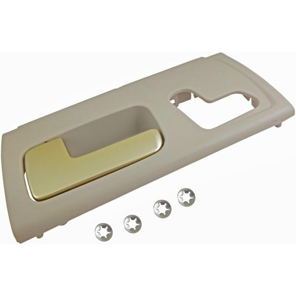 Dorman 80470 Interior Door Handle Front Left Kit Chrome Lever Beige Housing