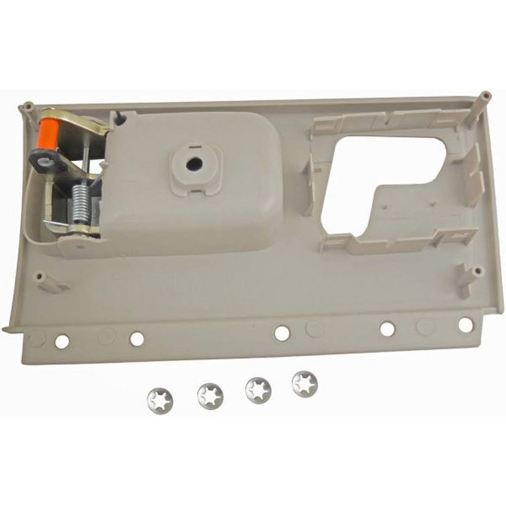 Dorman 80470 Interior Door Handle Front Left Kit Chrome Lever Beige Housing