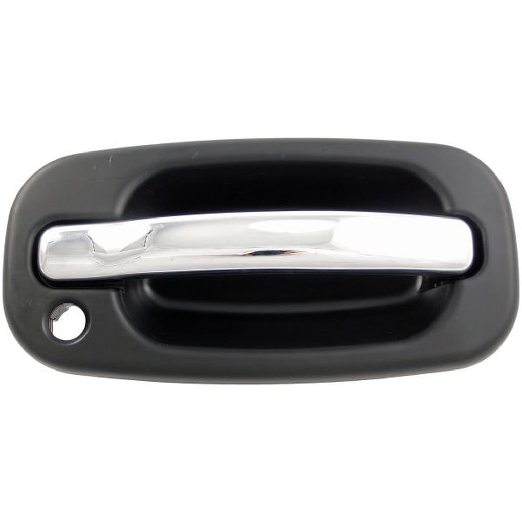 Dorman 80549 Exterior Door Handle Front Right Chrome w/ Black Housing