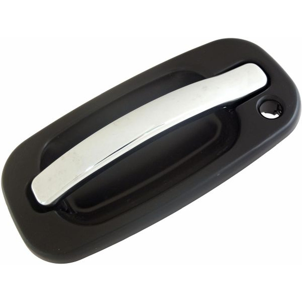 Dorman 80550 Exterior Door Handle Front Left Chrome w/ Black Housing