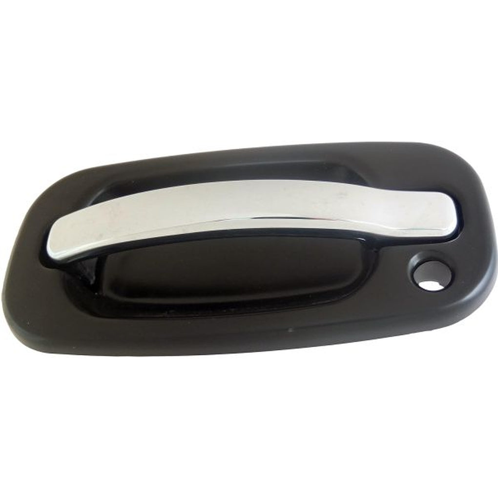 Dorman 80550 Exterior Door Handle Front Left Chrome w/ Black Housing