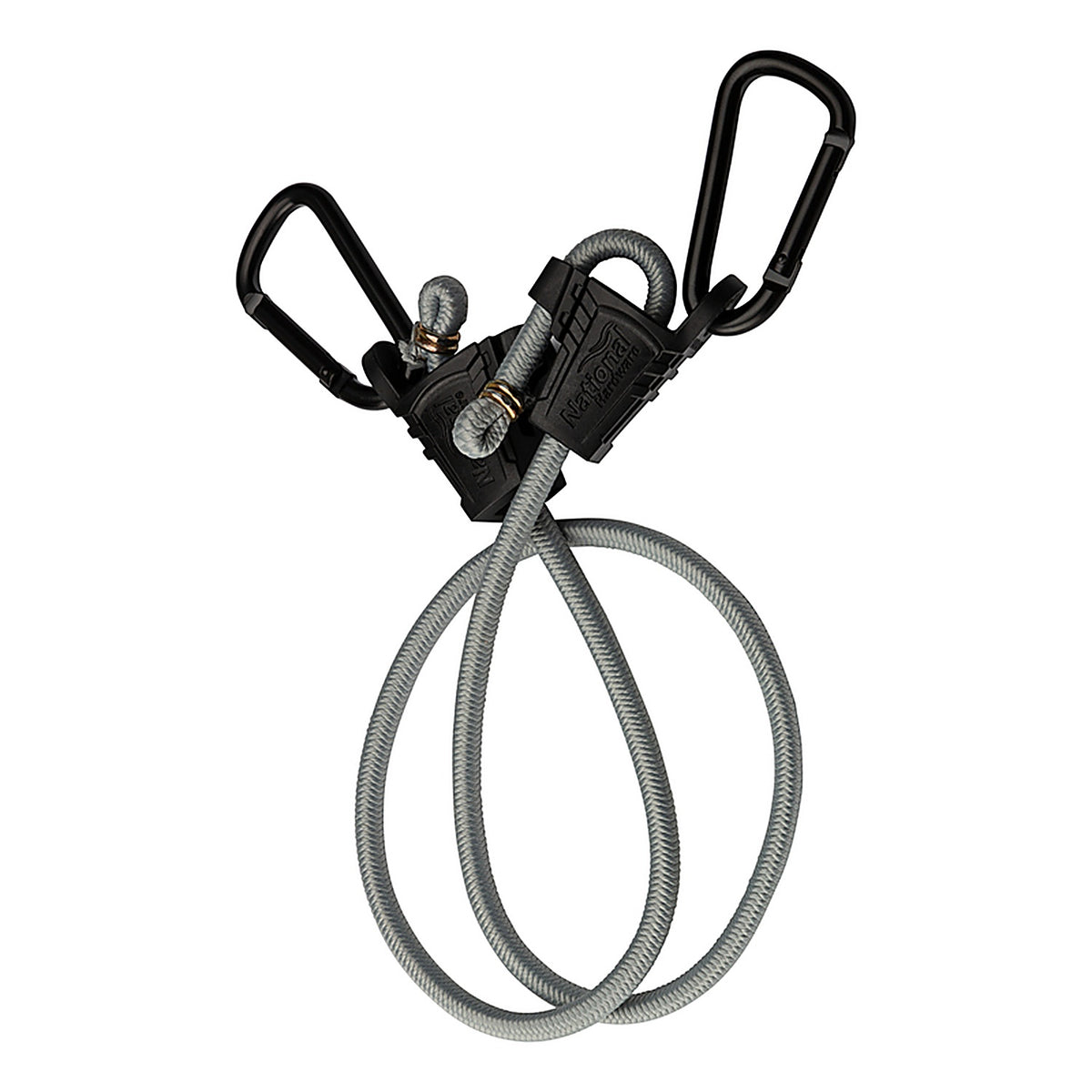National Hardware N263-081 Gray Adjustable Bungee Cord 9 to 60 in. L 2/Pack