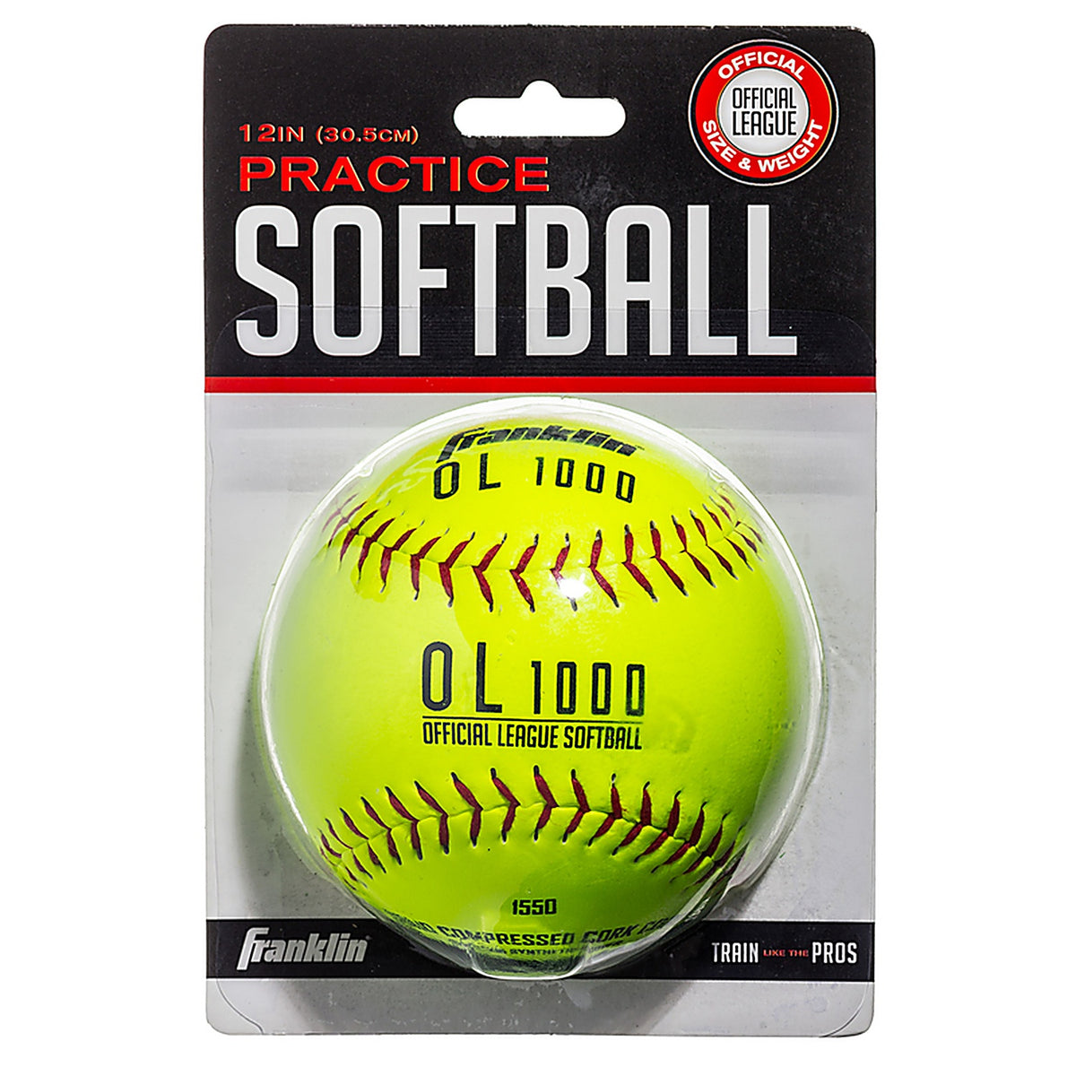 Franklin 10981 Yellow Softballs 12 in. 1/Pack